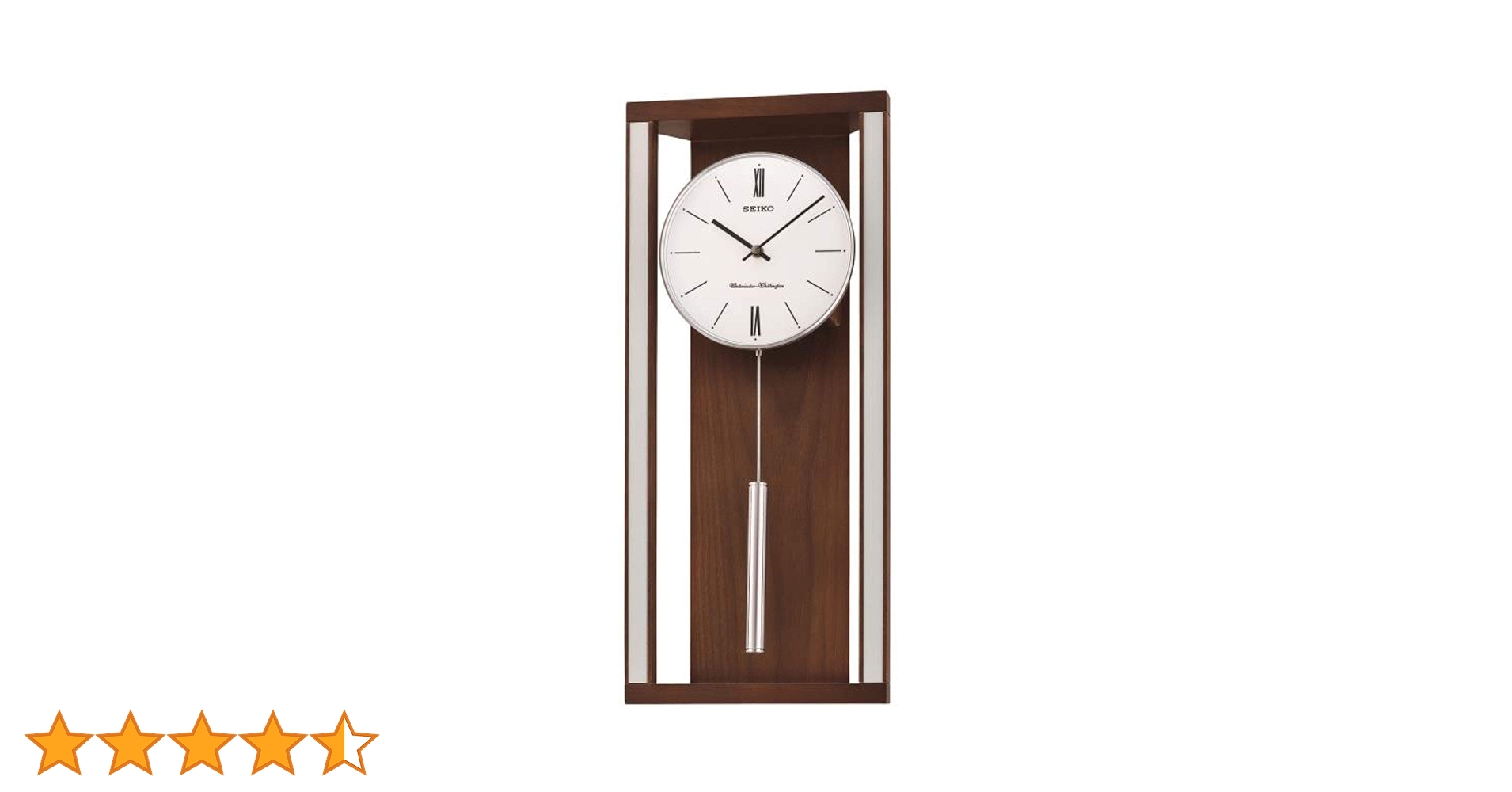 SEIKO DECOR AS866K 高級 壁掛け時計 振り子付き 振子時計 Amazon.co.jp: セイコー 長方形 壁掛け時計 振り子とデュアル